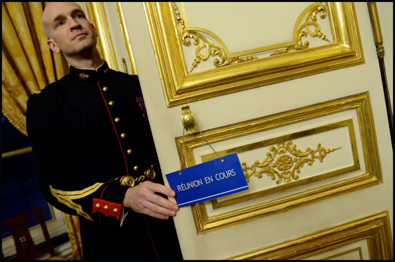 PARIS: Reunion sur la Centre Afrique a Matignon