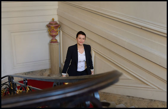 PARIS : Press conference Cecile Duflot