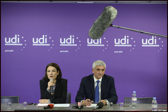 Paris:  Jouanno and Morin press confrence