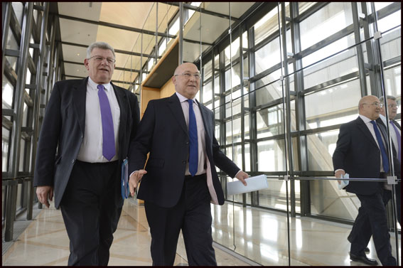 Paris:  Sapin and Eckert press conference