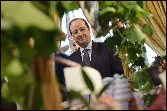 Paris: Labour Day ceremony at Elysee Palace
