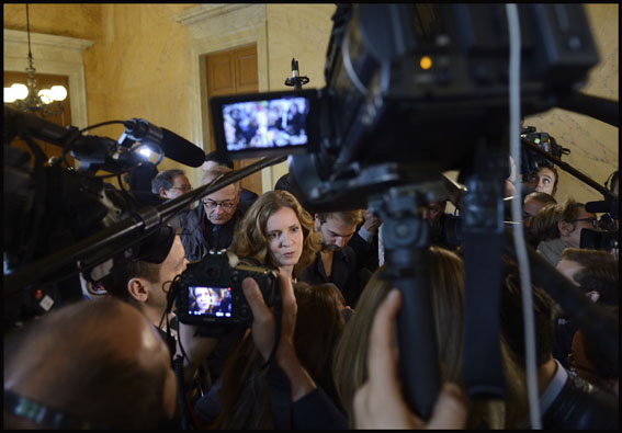 Paris: Ump meeting at National Assembly