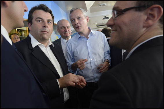 Vernon: Le Maire announced his candidature to the presidency of Ump.