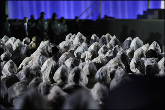 Paris: Hollande delivers a speech before a show