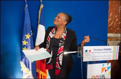 Paris: Taubira addresses his New Year greetings