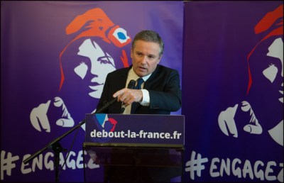Paris: Dupont-Aignan delivers his New Year speech