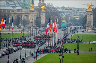 Paris: Queen Letizia of Spain, King Felipe of Spain and Valls at Invalides