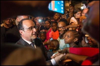 Maringot: Hollande visiting Sain-Martin