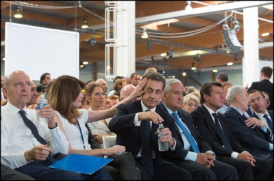 Paris: Sarkozy during the congress to mark the foundation Les Republicains