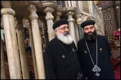 Manuel Valls. French Prime Minister Manuel Valls visits the Hanging Church in Old Cairo. Cairo, EGYPT-10/10/2015