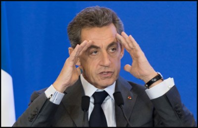 Nicolas Sarkozy. Former French president and head of Les Républicains main opposition party Nicolas Sarkozy delivers a speech during a party convention on agriculture and rurality, at Les Républicains headquarter Paris, FRANCE-03/02/2016