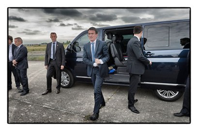 Manuel Valls. French Prime Minister Manuel Valls during his visit of the former air base 217 of Bretigny-sur-Orge. Bretigny-sur-Orge, FRANCE-24/06/2016