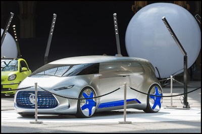 Mercedes exibition at the Grand Palais. Paris, FRANCE-11/07/2016