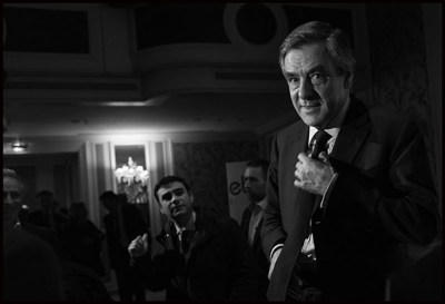 Francois Fillon. French presidential election candidate for the right-wing Les Republicains (LR) party Francois Fillon attends a debate organised by the EBG (Electronic Business Group). Paris, France-31/01/2017